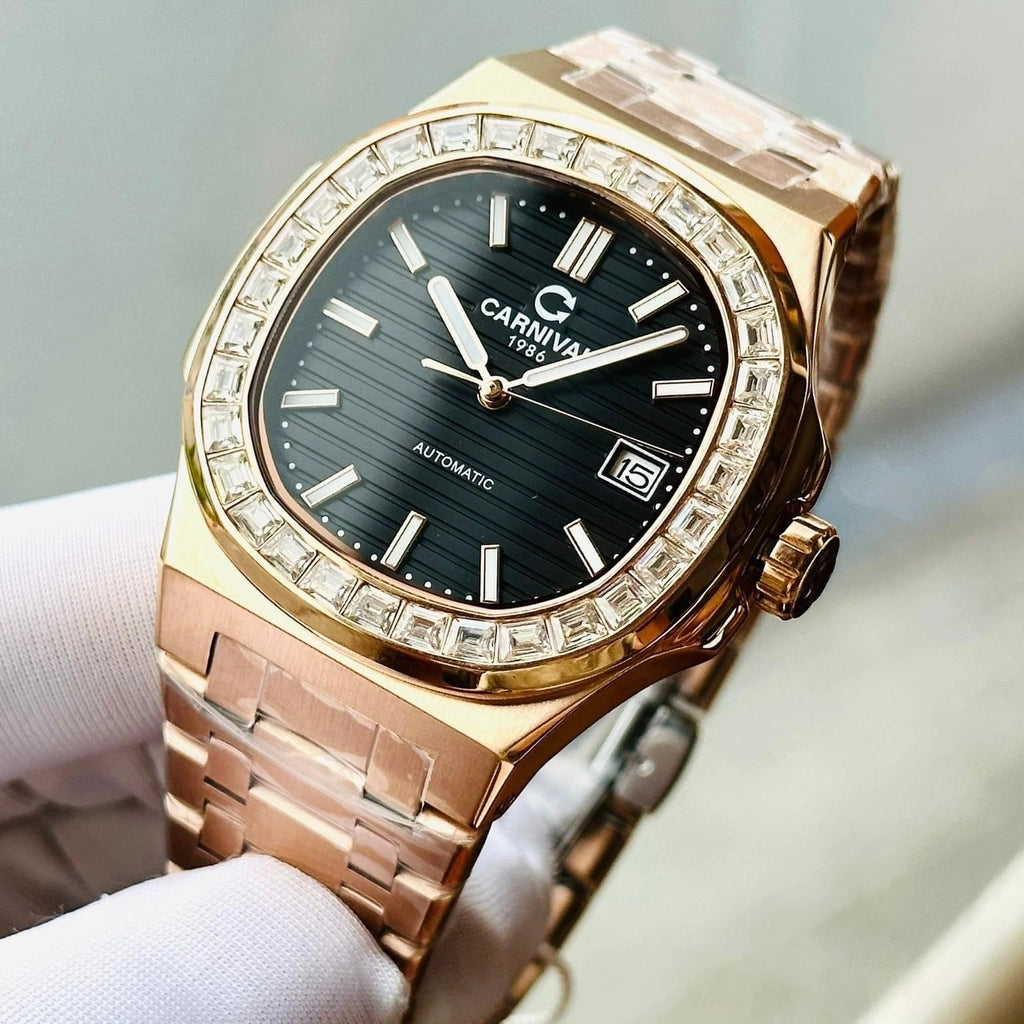 Carnival 8108G Rosegold Đen ( 8108G-VH-D)