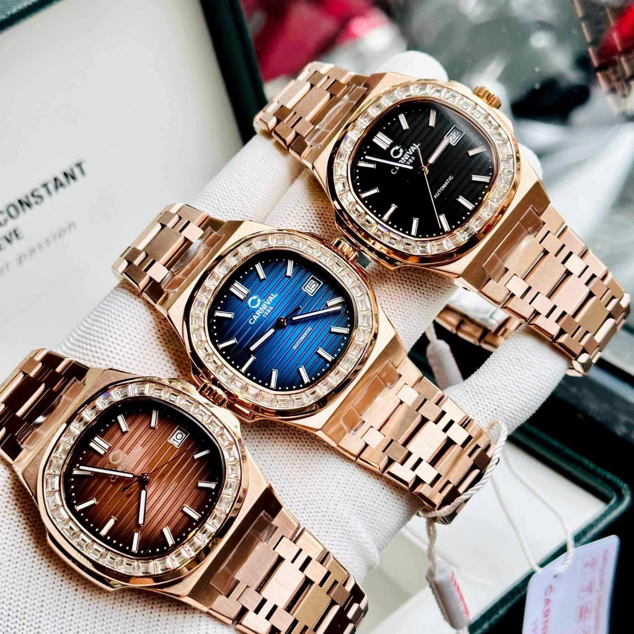 Carnival 8108G Rosegold Đen ( 8108G-VH-D)