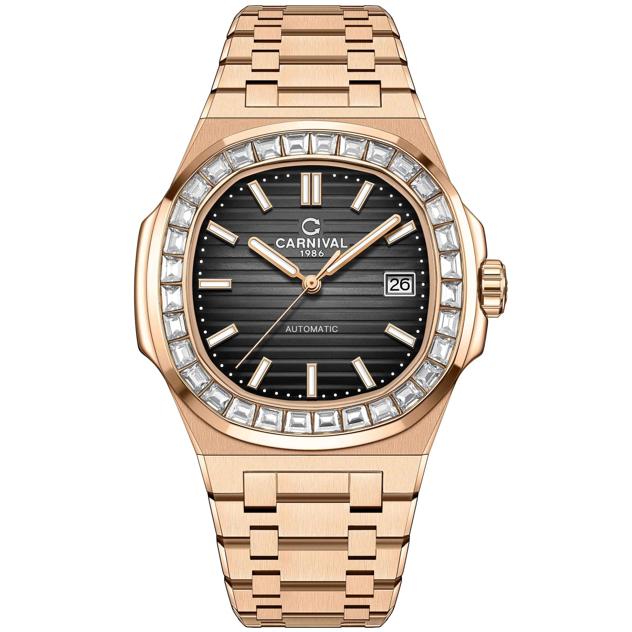 Carnival 8108G Rosegold Đen ( 8108G-VH-D)