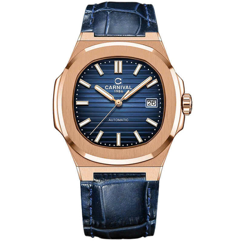 Carnival 8108G1 Rosegold Xanh Dây Da ( 8108G1-VH-DD-X)