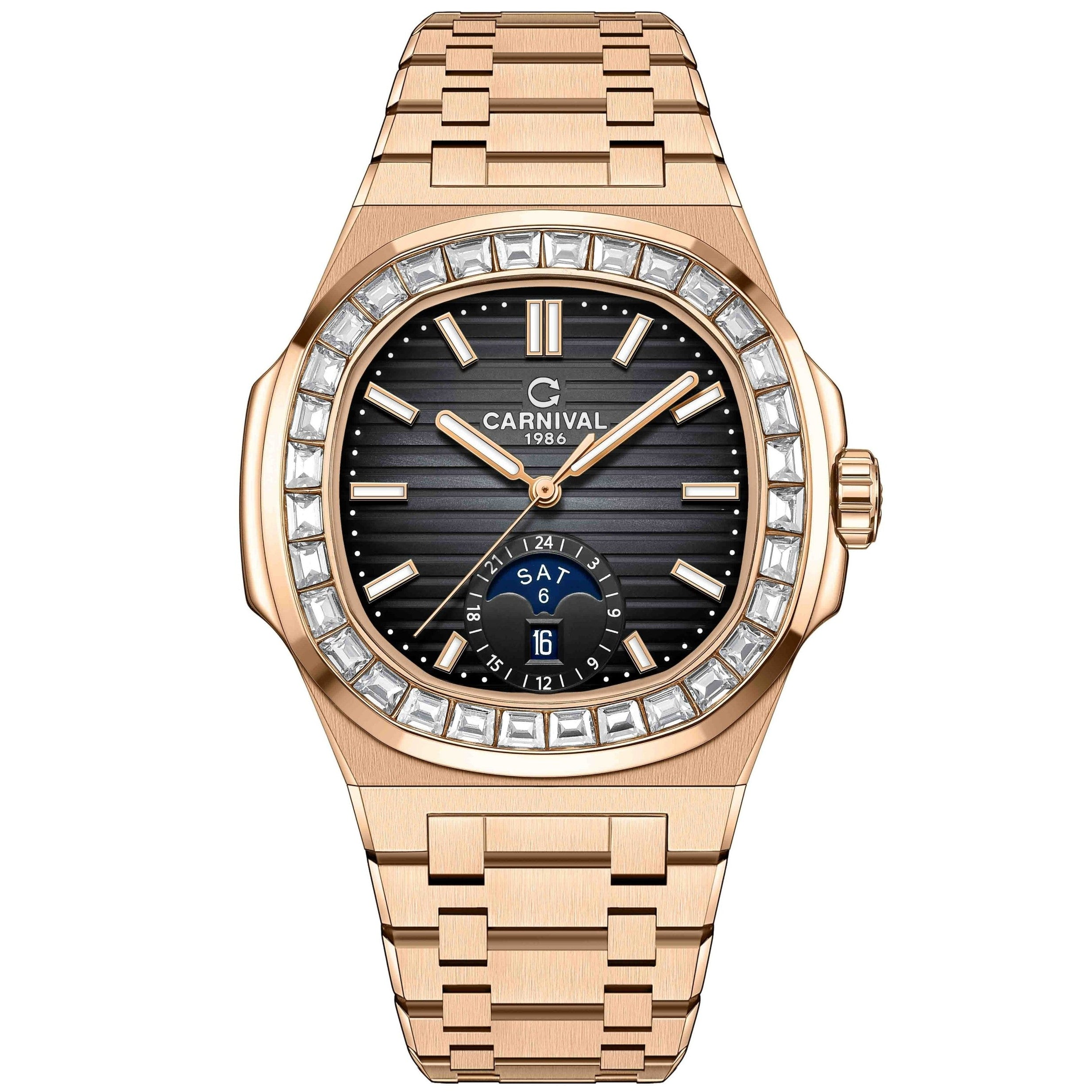 Carnival 8110G Rosegold Đen ( 8110G-VH-D)