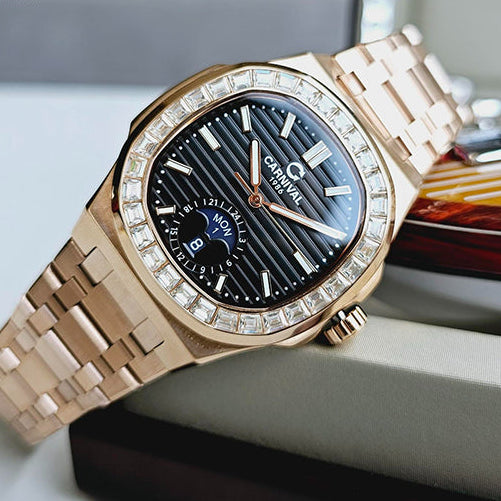 Carnival 8110G Rosegold Đen ( 8110G-VH-D)