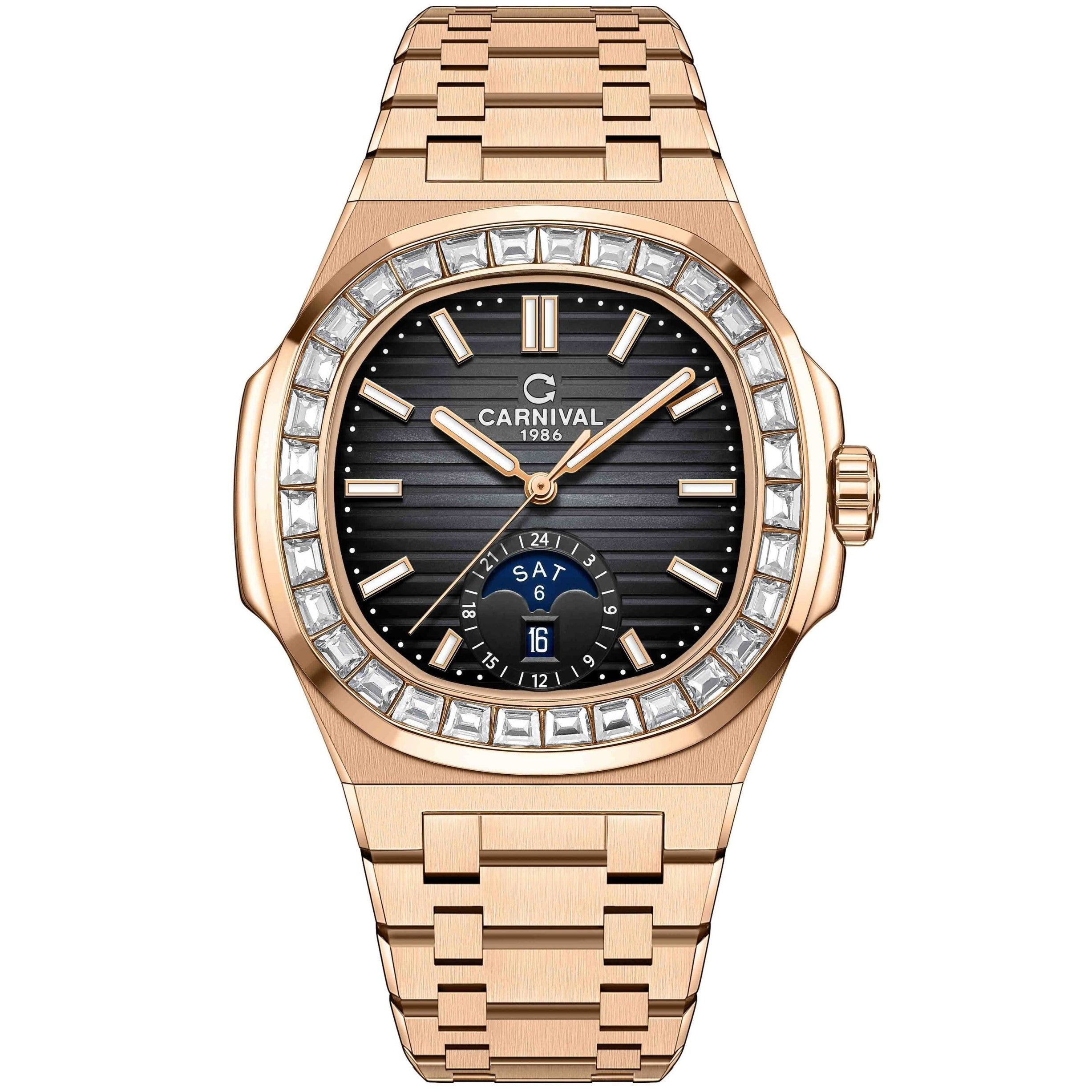 Carnival 8110G Rosegold Đen ( 8110G-VH-D)