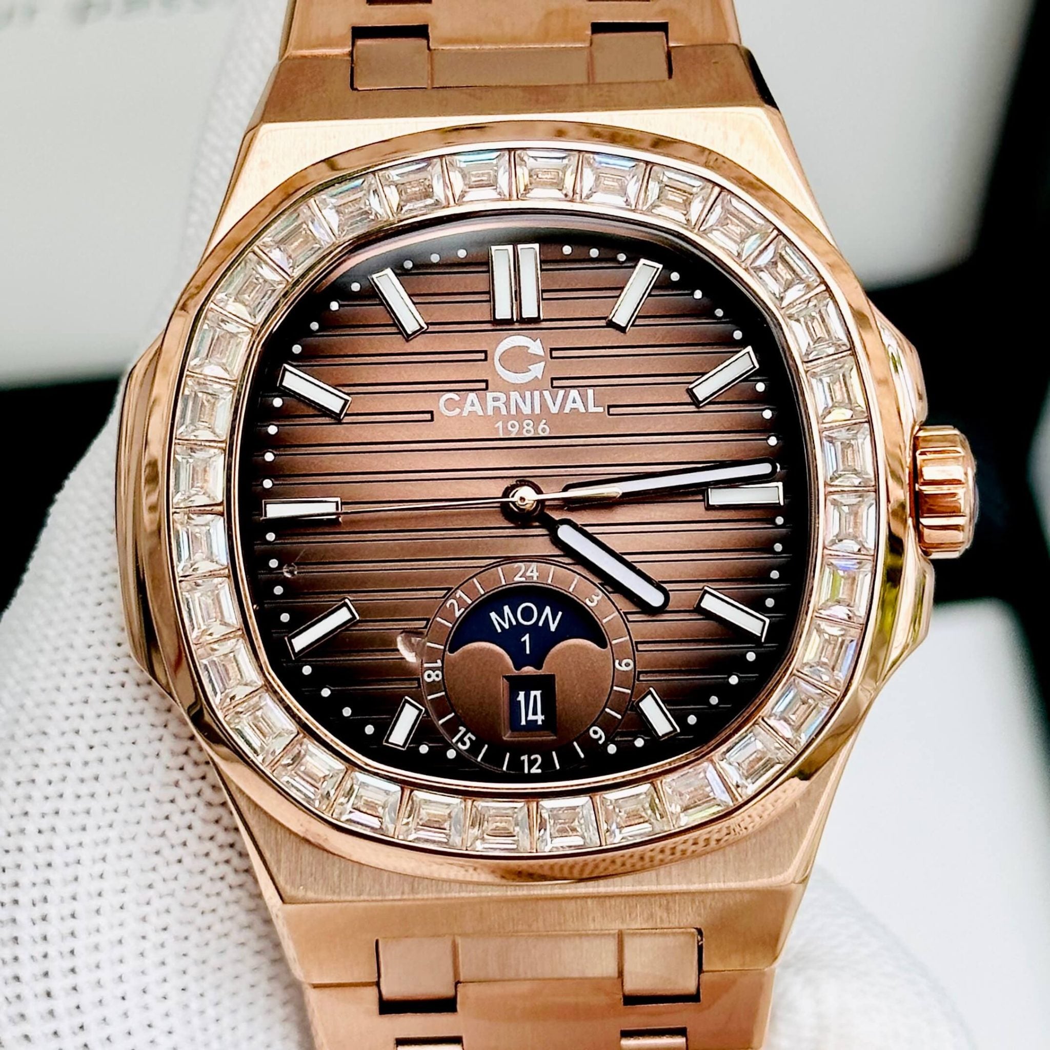 Carnival 8110G Rosegold Nâu ( 8110G-VH-KL-N)
