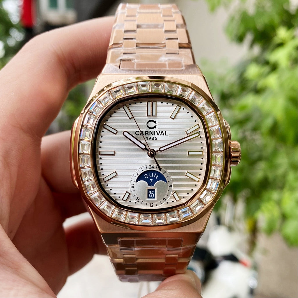 Carnival 8110G Rosegold Trắng ( 8110G-VH-T)