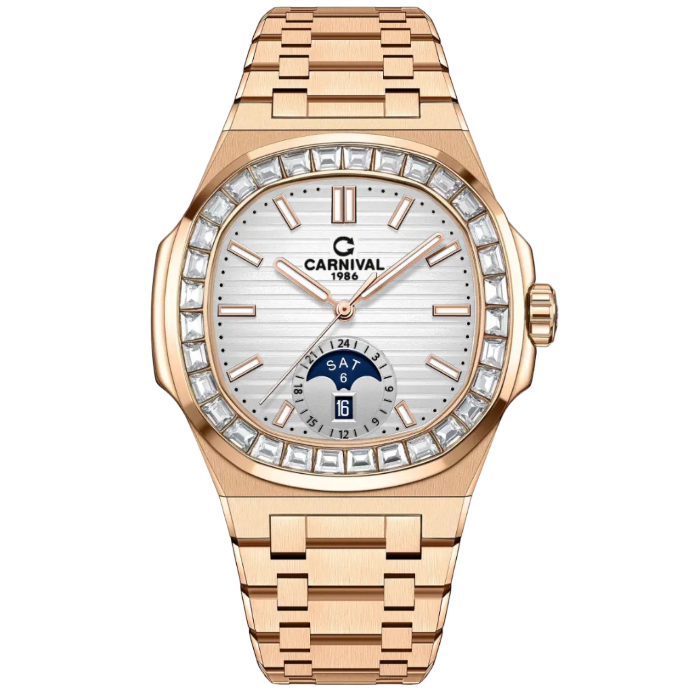 Carnival 8110G Rosegold Trắng ( 8110G-VH-T)