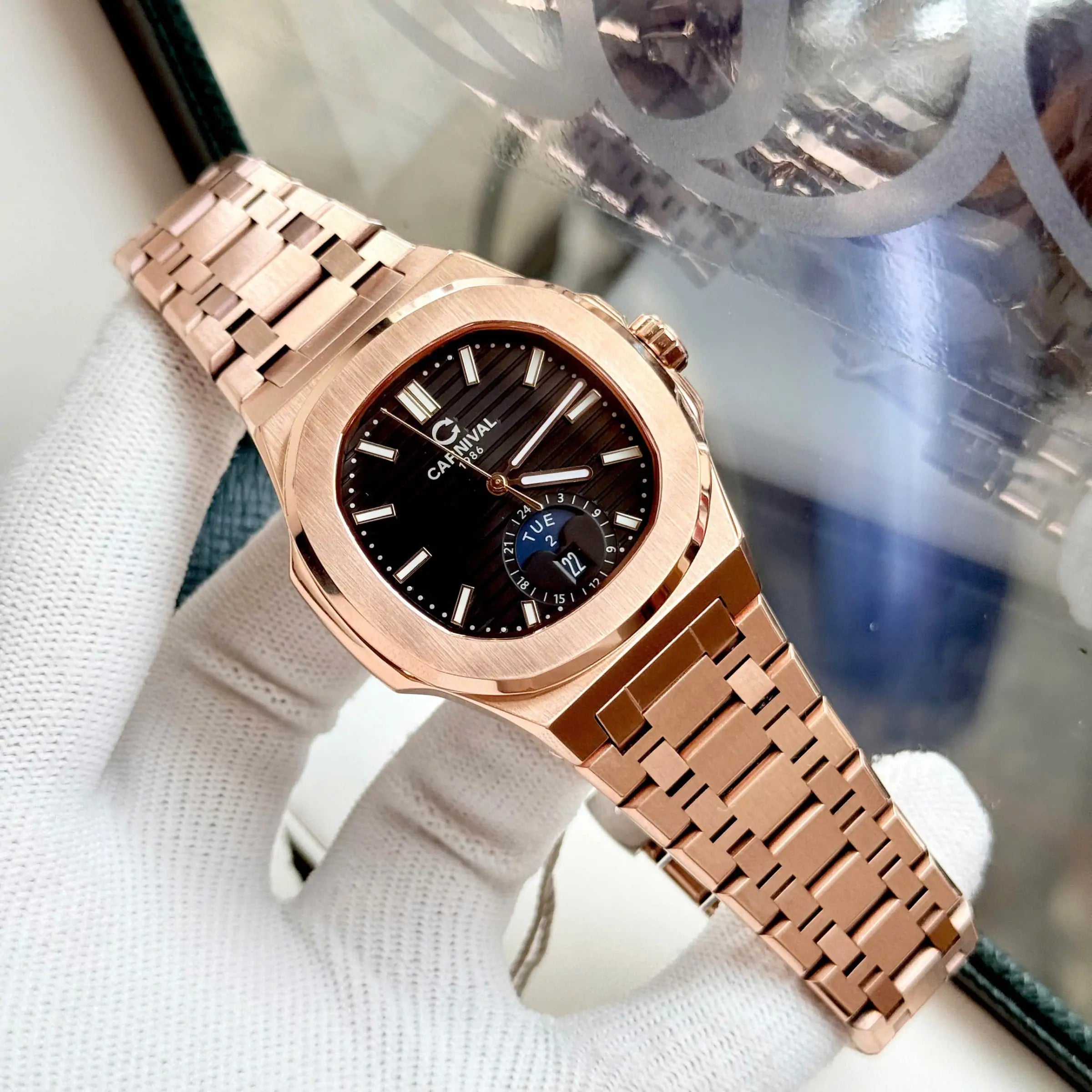 Carnival 8110G1 Rosegold Đen ( 8110G1-VH-D)