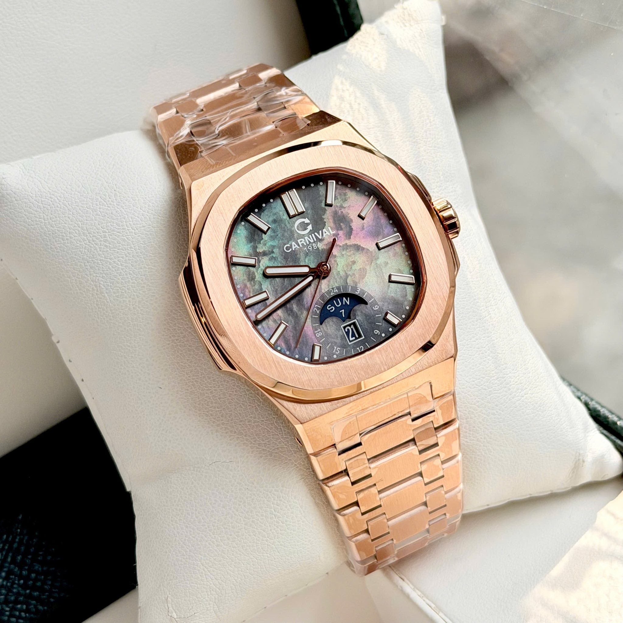 Carnival 8110G1 Rosegold Xà Cừ Tím ( 8110G1-VH-DK)
