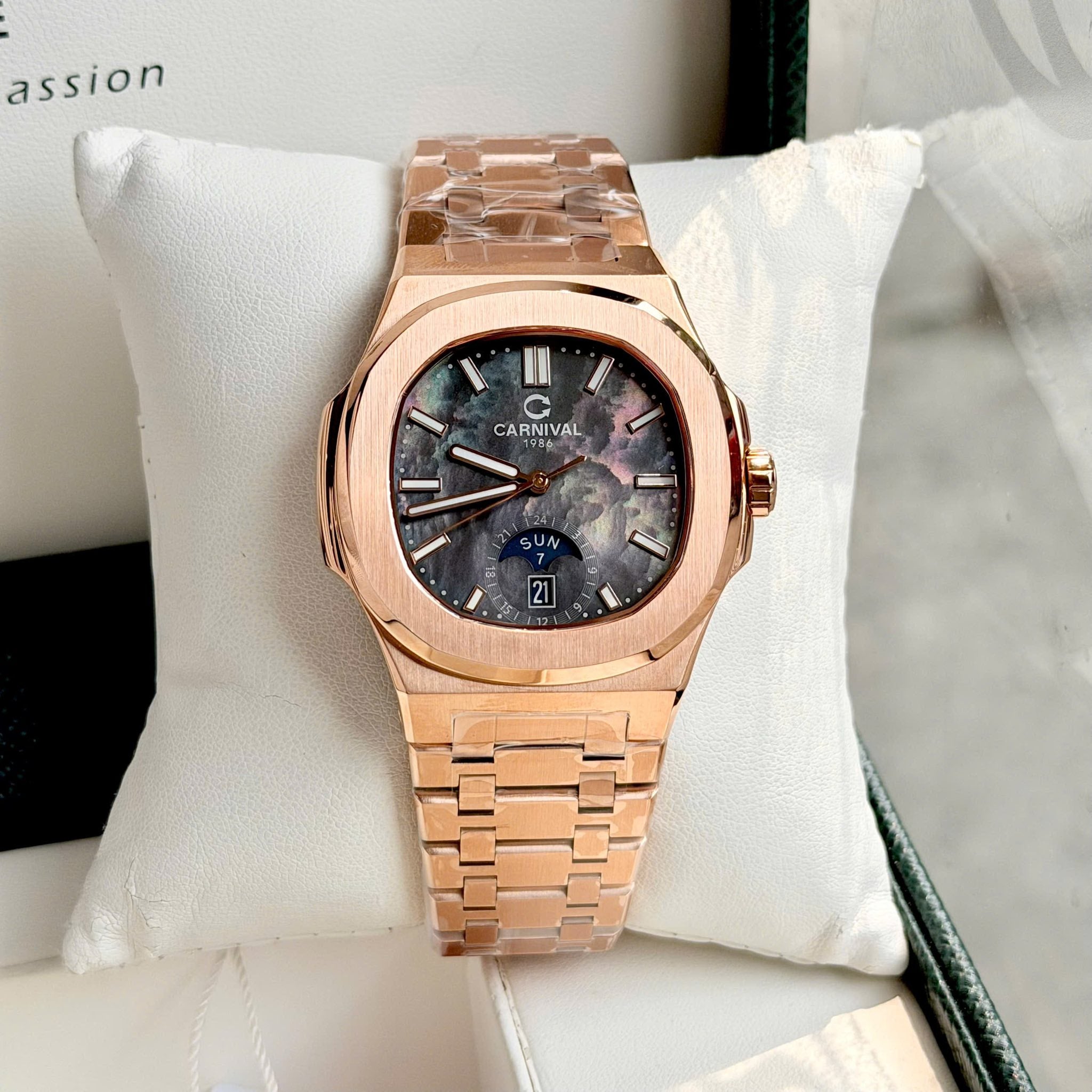 Carnival 8110G1 Rosegold Xà Cừ Tím ( 8110G1-VH-DK)