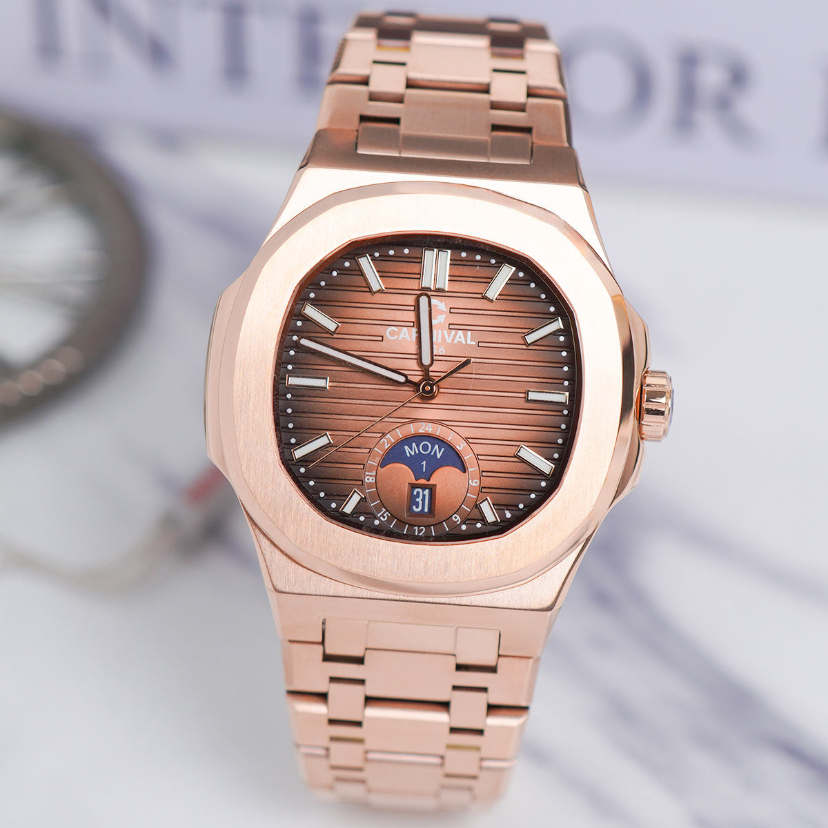 Carnival 8110G1 Rosegold Nâu ( 8110G1-VH-N)