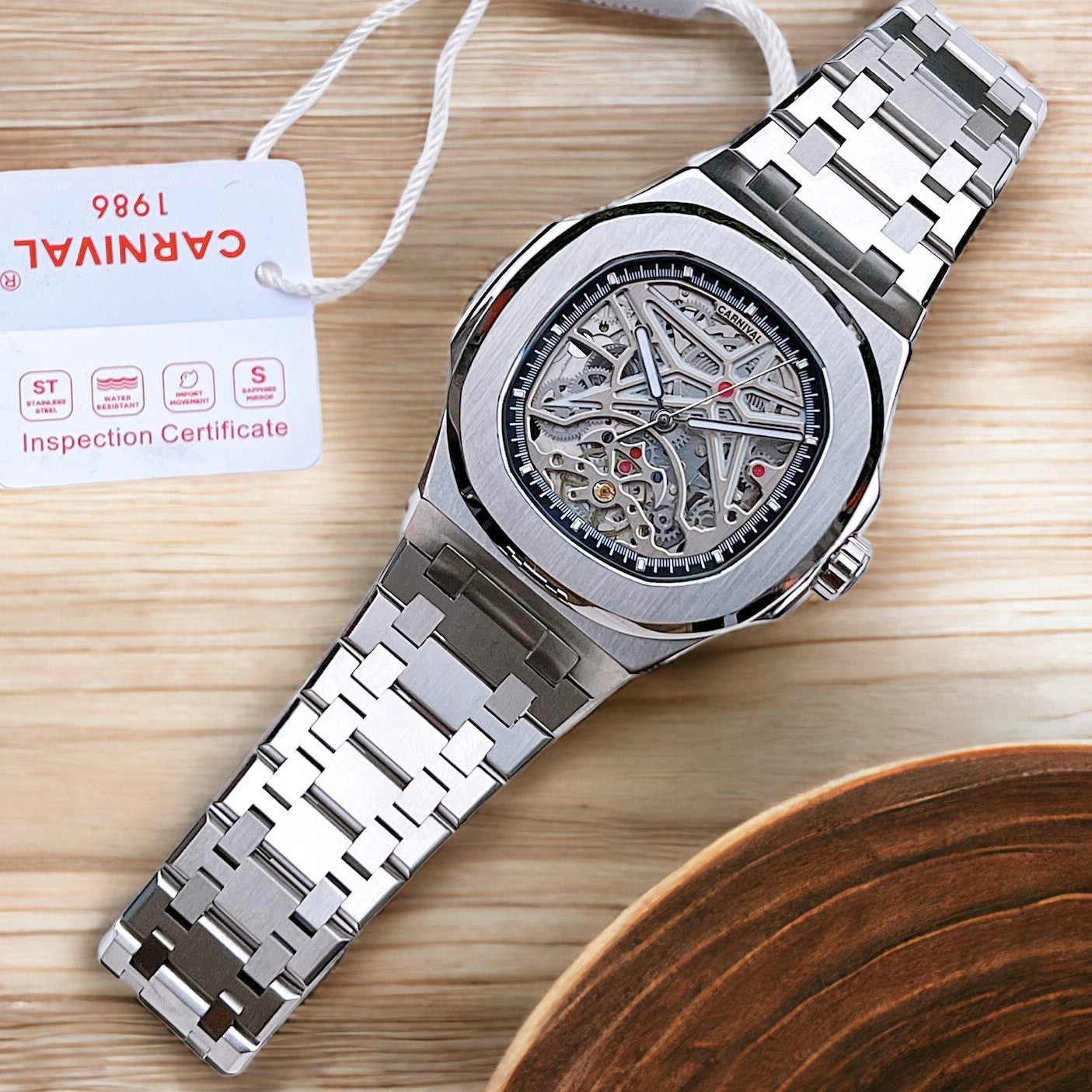 Carnival 8118G Bạc Trắng ( 8118G-VT-T)