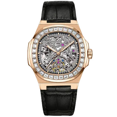 Carnival 8118G2 Rosegold Dây Da ( 8118G2-VH-DD)