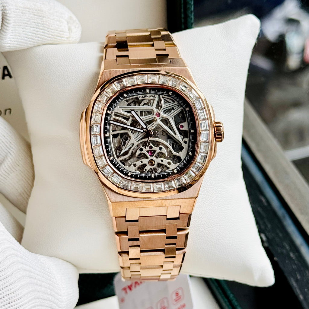 Carnival 8118G2 Rosegold Trắng ( 8118G2-VH-T)