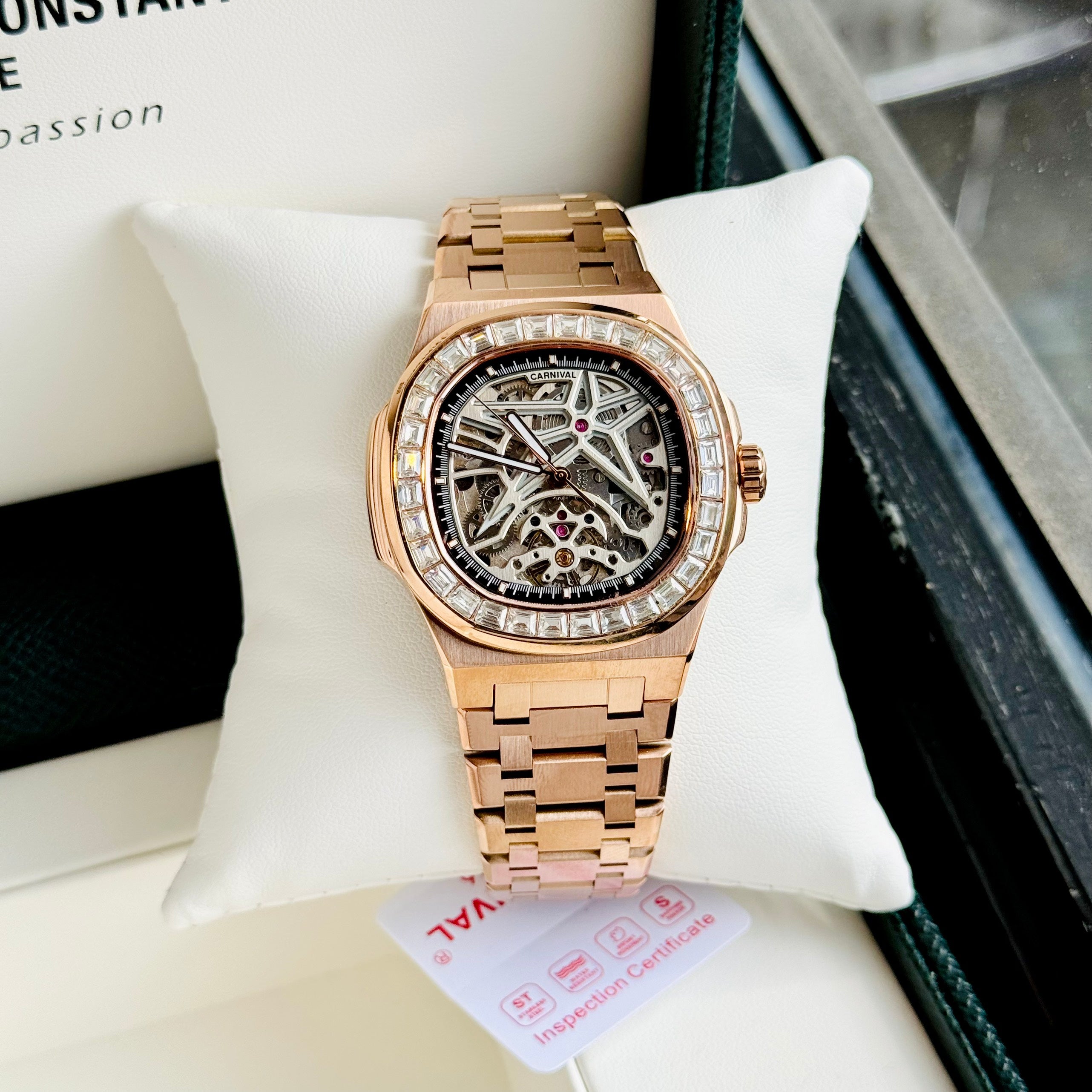 Carnival 8118G2 Rosegold Trắng ( 8118G2-VH-T)
