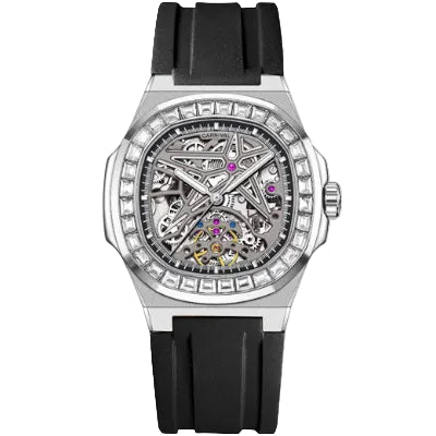 Carnival 8118G2 Bạc Dây Da ( 8118G2-VT-DD)