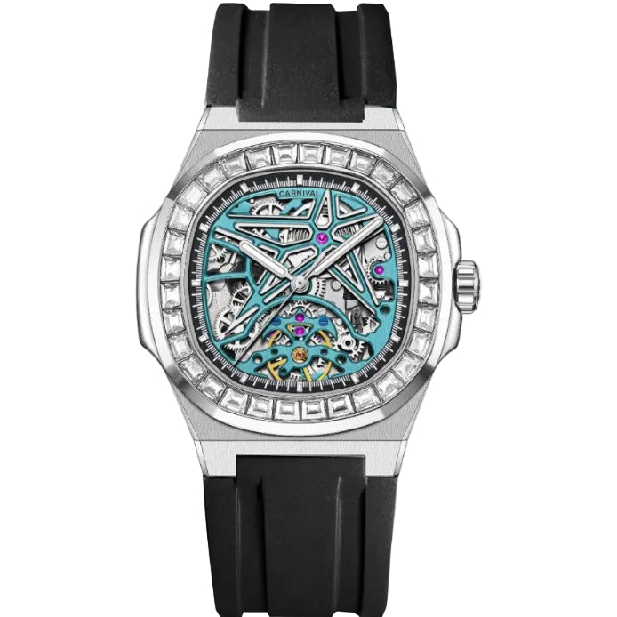 Carnival 8118G2 Bạc Dây Da ( 8118G2-VT-DD)