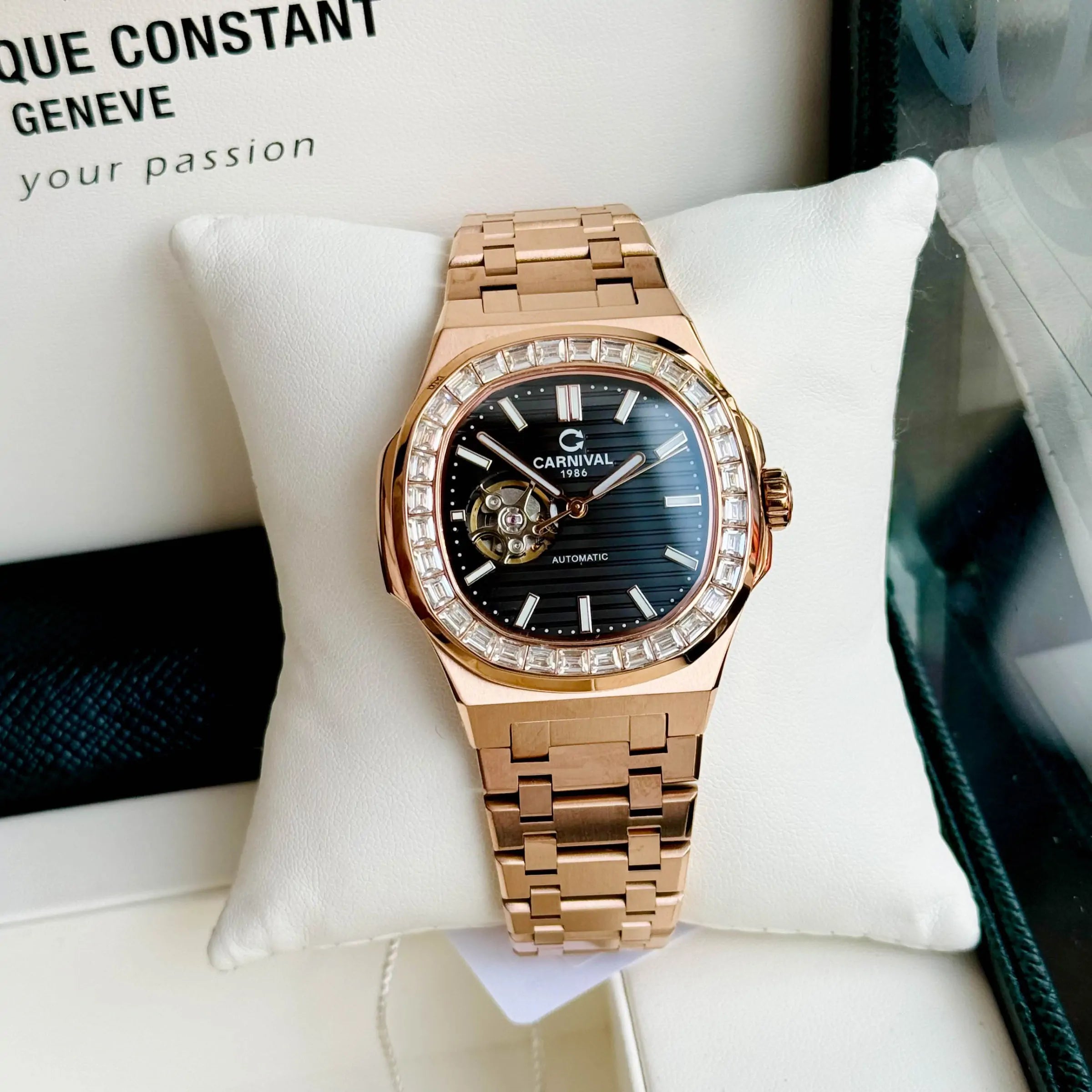 Carnival 8128G Rosegold Đen ( 8128G-VH-D)