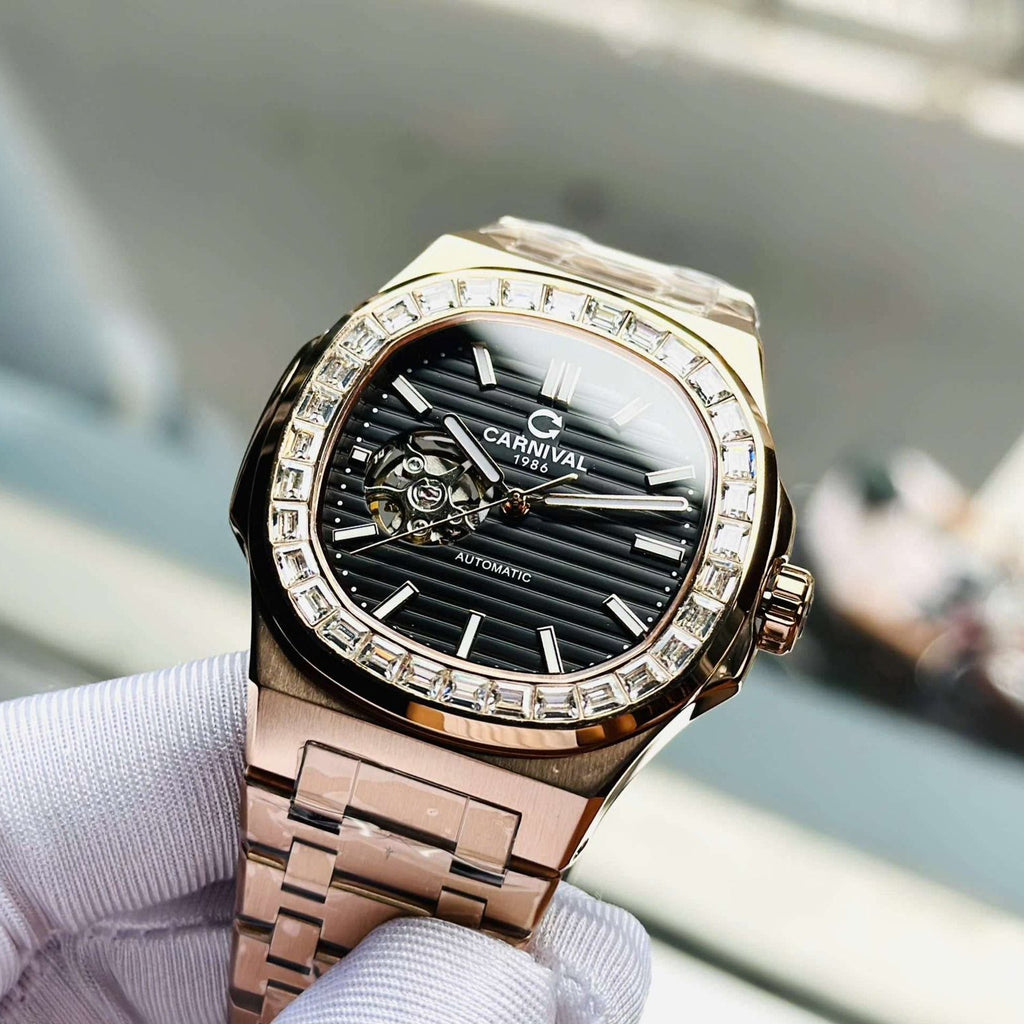 Carnival 8128G Rosegold Đen ( 8128G-VH-D)