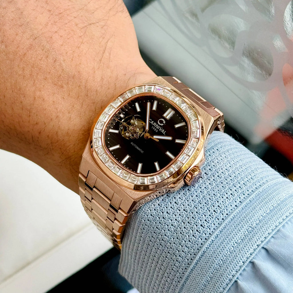 Carnival 8128G Rosegold Đen ( 8128G-VH-D)