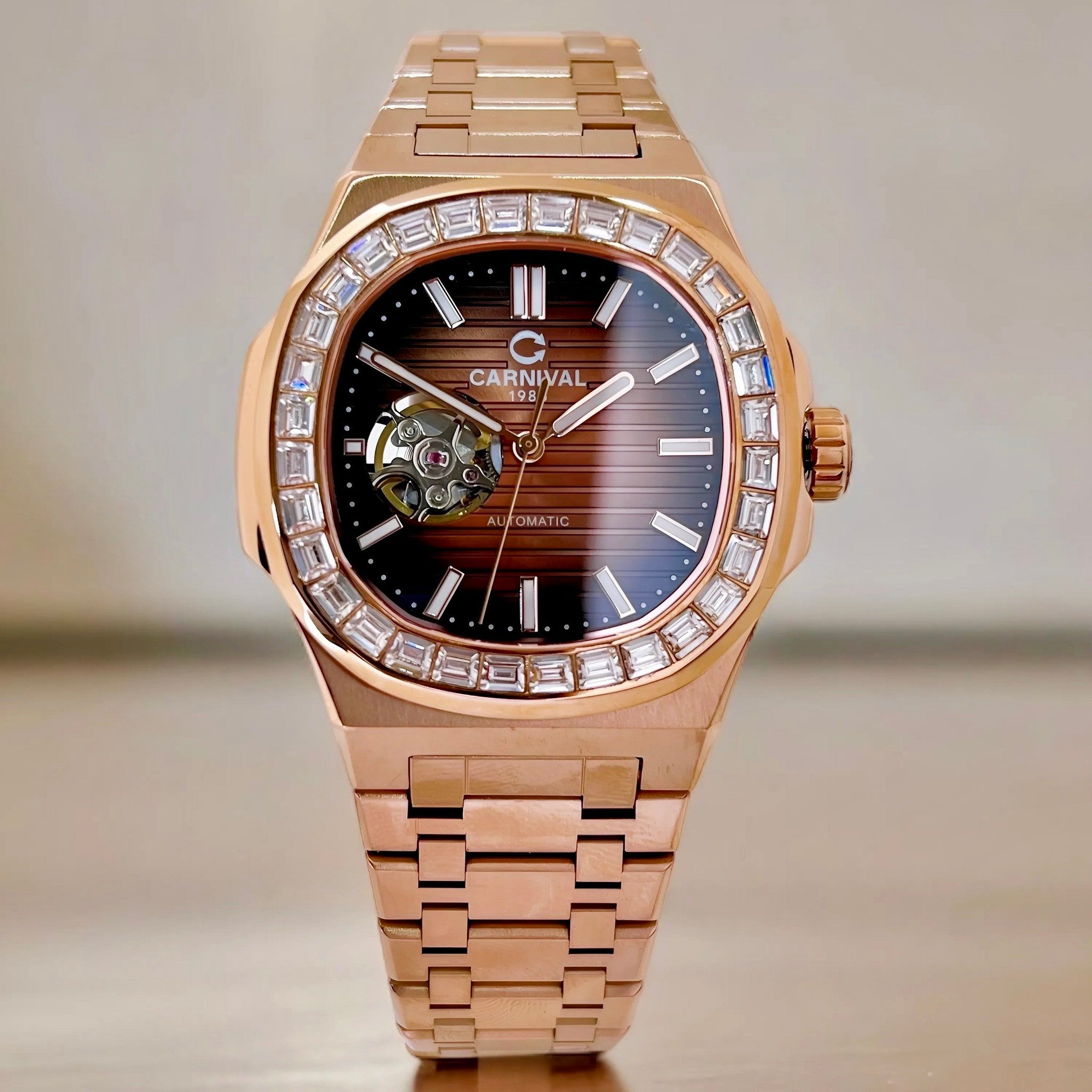 Carnival 8128G Rosegold Nâu ( 8128G-VH-N)