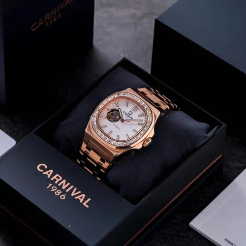 Carnival 8128G Rosegold Trắng ( 8128G-VH-T)