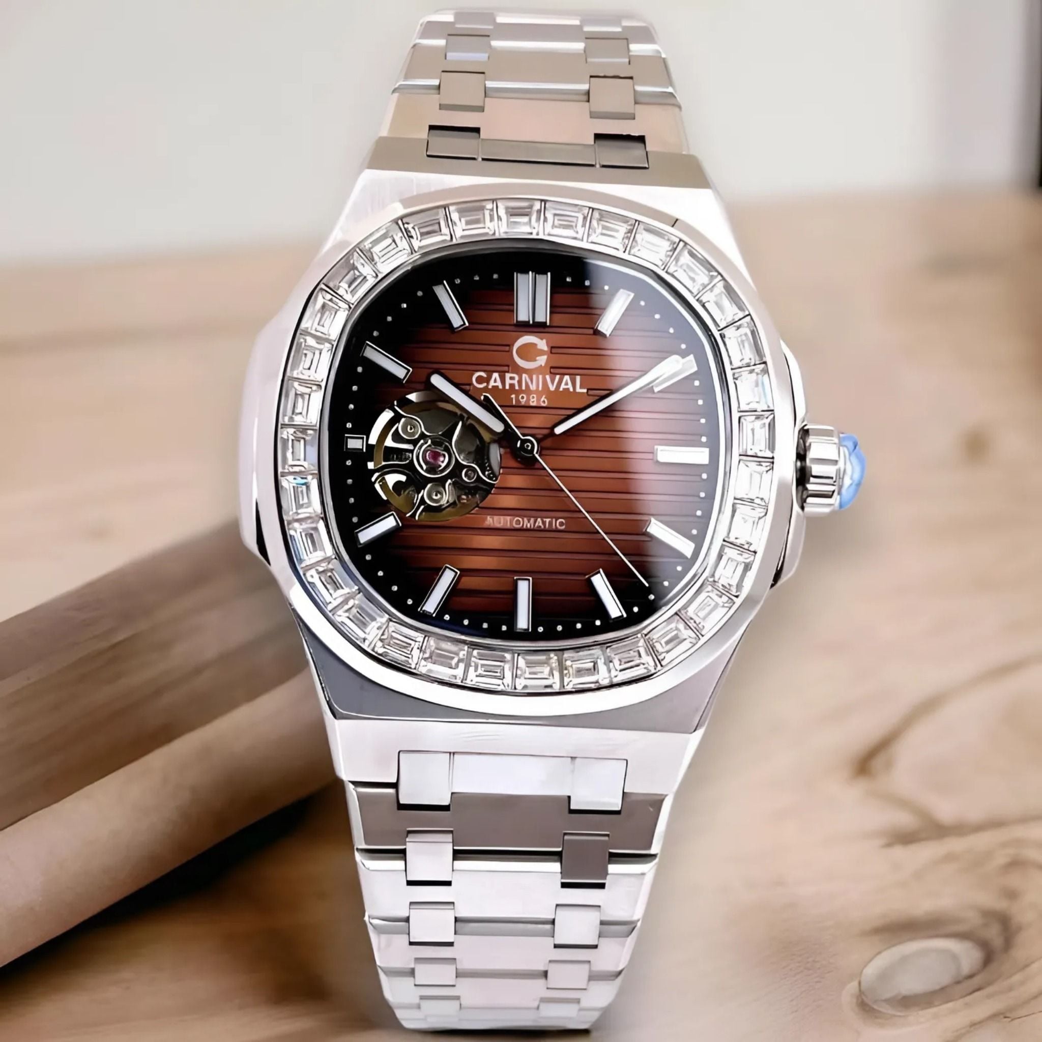 Carnival 8128G Bạc Nâu ( 8128G-VT-N)