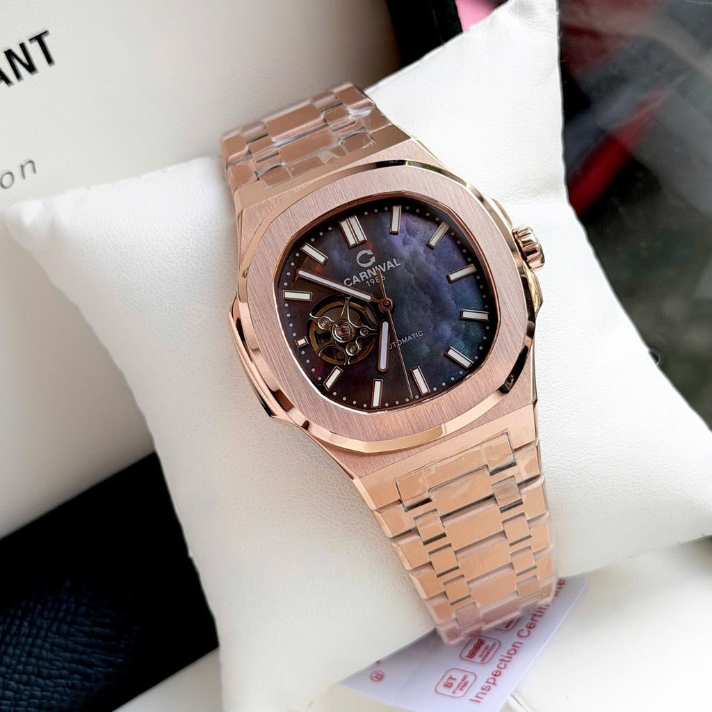 Carnival 8128G1 Rosegold Xà Cừ Tím ( 8128G1-VH-DK)