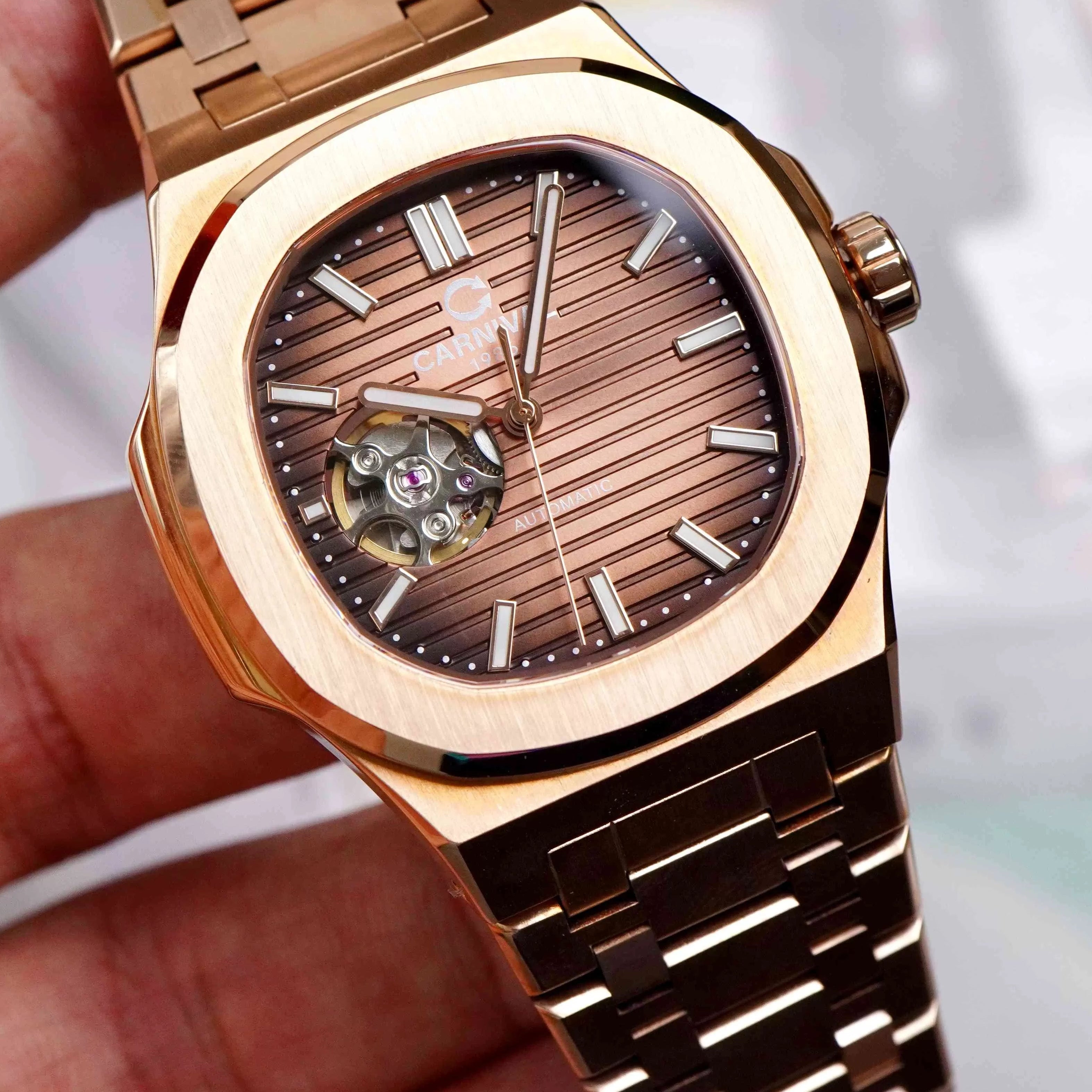 Carnival 8128G1 Rosegold Nâu ( 8128G1-VH-N)