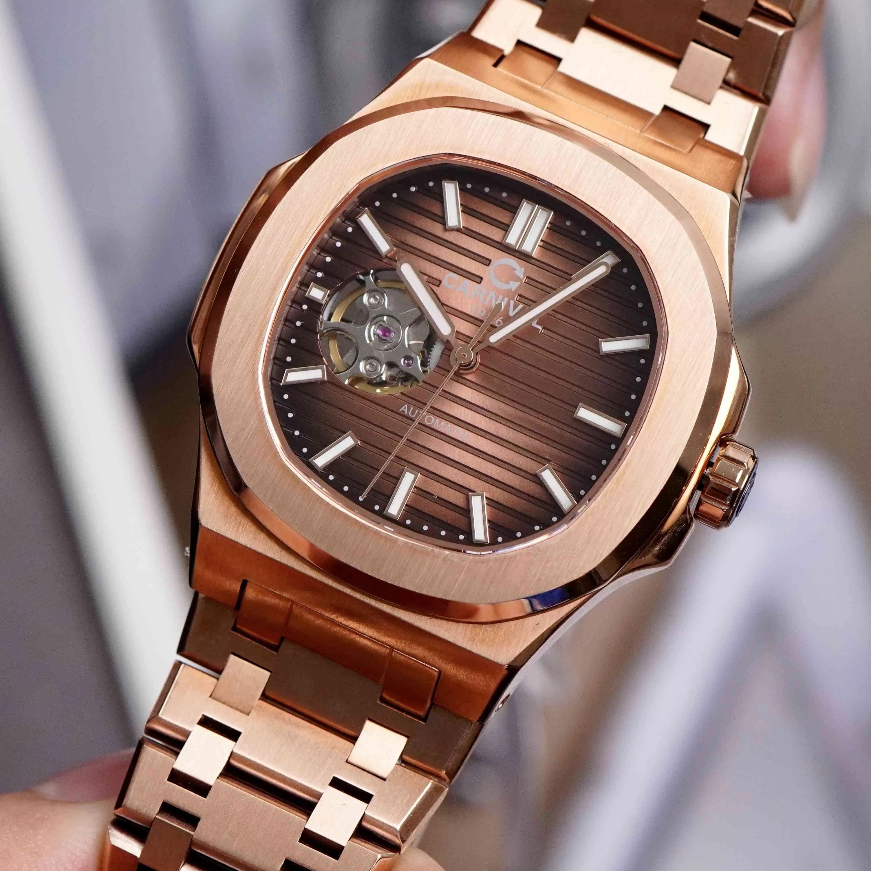 Carnival 8128G1 Rosegold Nâu ( 8128G1-VH-N)