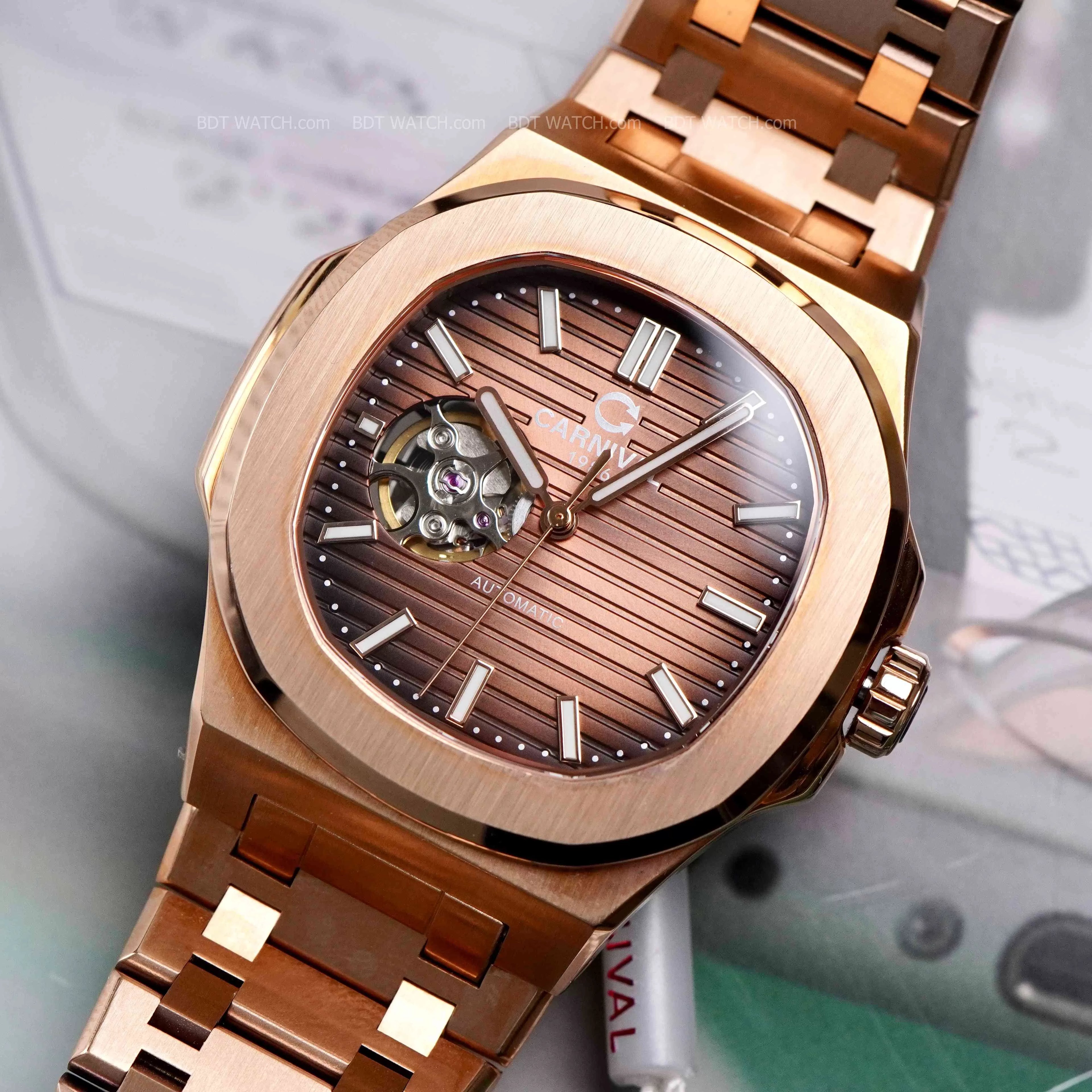 Carnival 8128G1 Rosegold Nâu ( 8128G1-VH-N)
