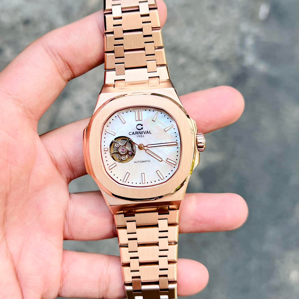 Carnival 8128G1 Rosegold Xà Cừ Trắng ( 8128G1-VH-TK)