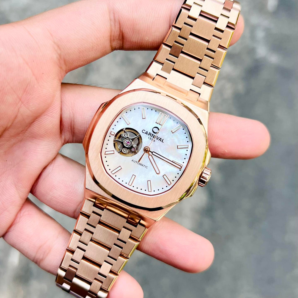 Carnival 8128G1 Rosegold Xà Cừ Trắng ( 8128G1-VH-TK)
