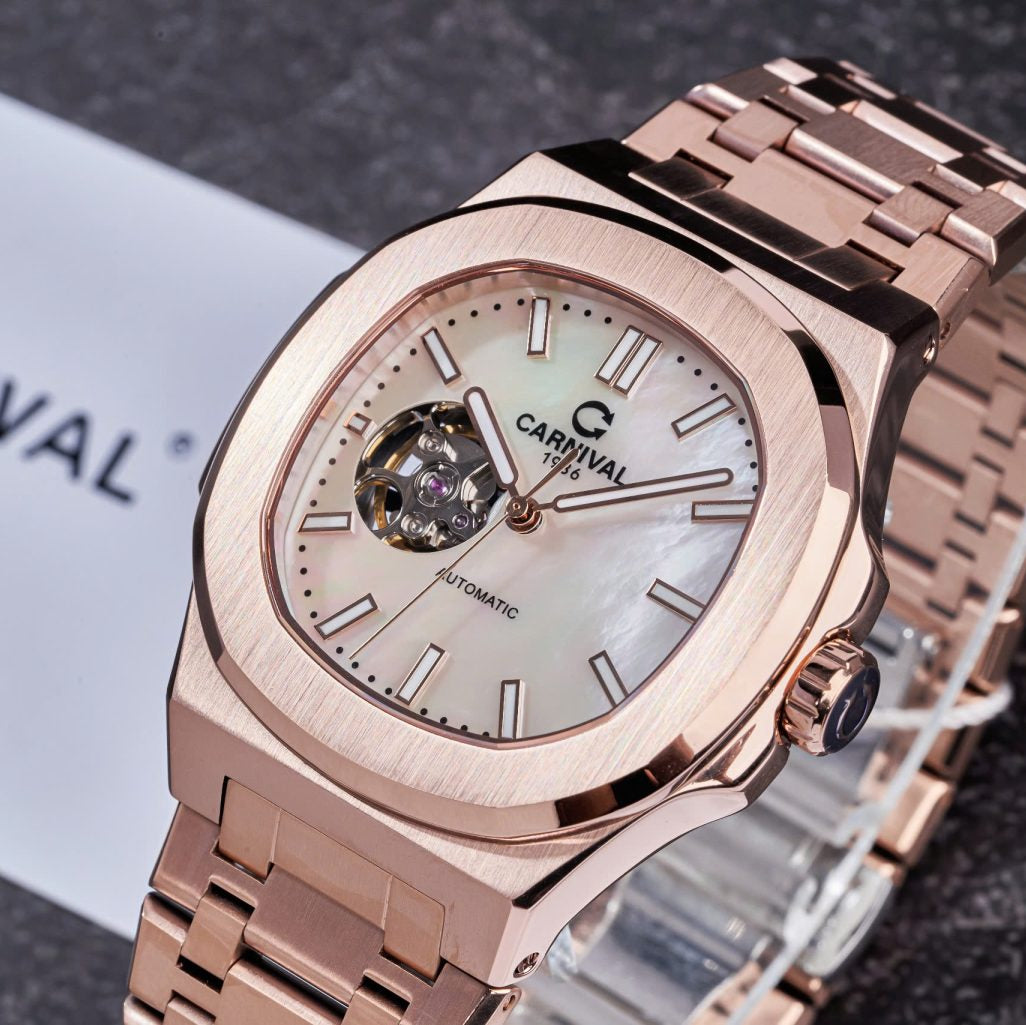 Carnival 8128G1 Rosegold Xà Cừ Trắng ( 8128G1-VH-TK)
