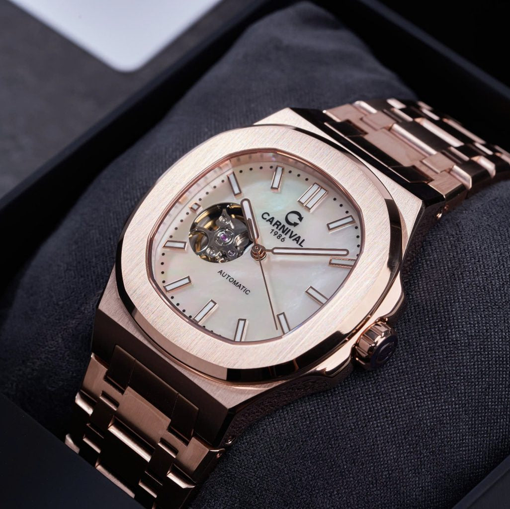Carnival 8128G1 Rosegold Xà Cừ Trắng ( 8128G1-VH-TK)