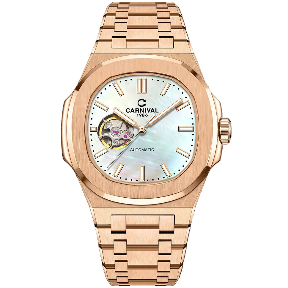 Carnival 8128G1 Rosegold Xà Cừ Trắng ( 8128G1-VH-TK)