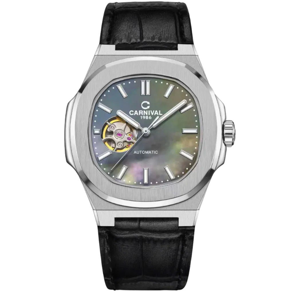 Carnival 8128G1 Xà Cừ Dây Da ( 8128G1-VT-DD)