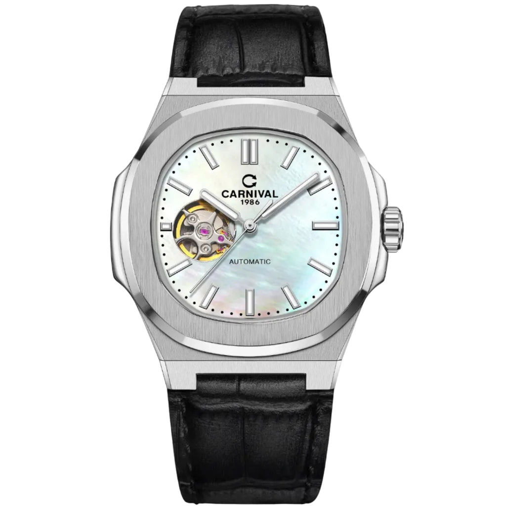 Carnival 8128G1 Xà Cừ Dây Da ( 8128G1-VT-DD)