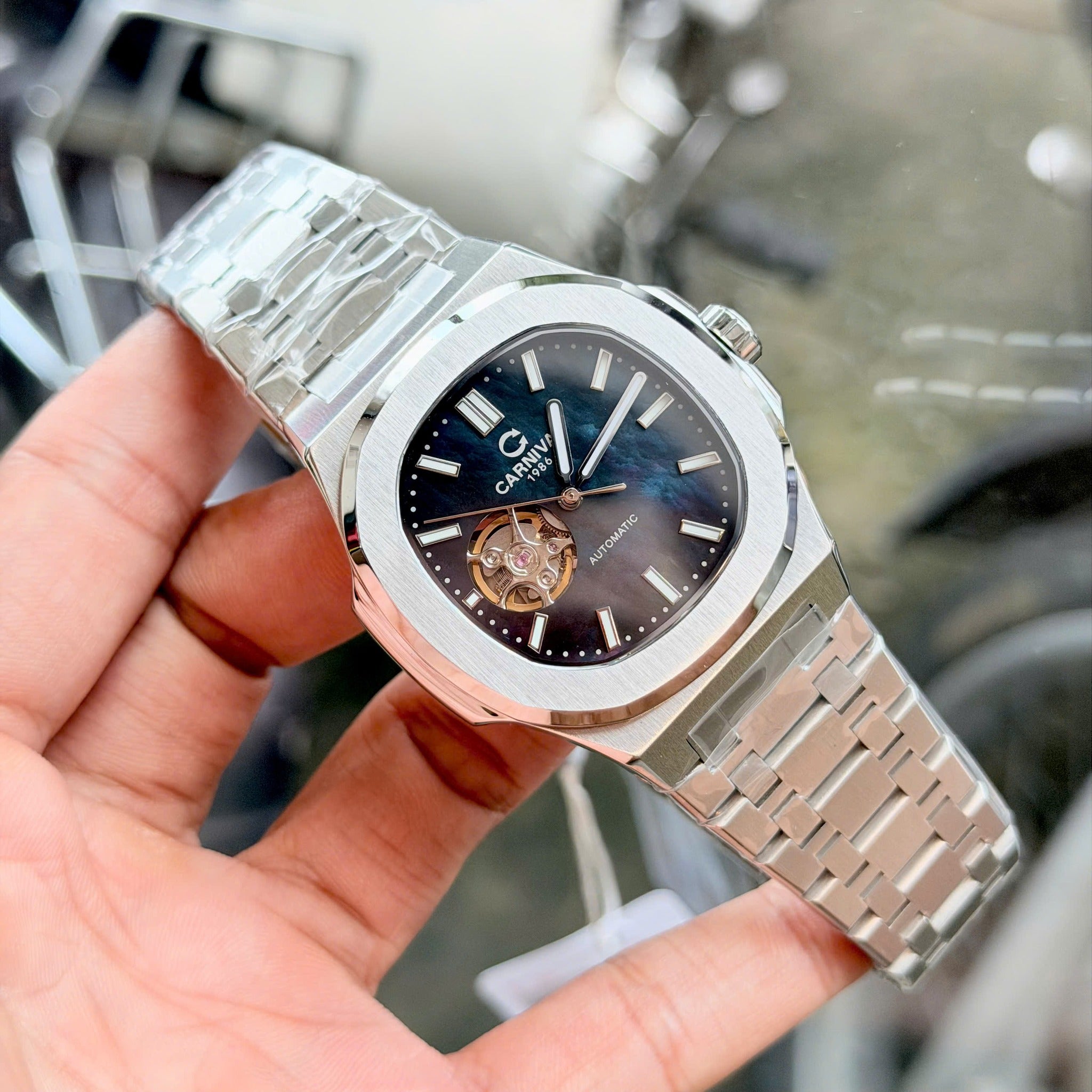 Carnival 8128G1 Bạc Xà Cừ Tím ( 8128G1-VT-DK)