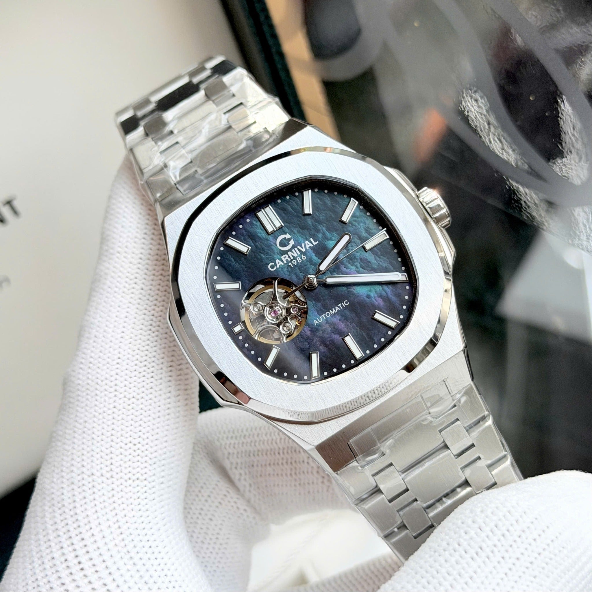 Carnival 8128G1 Bạc Xà Cừ Tím ( 8128G1-VT-DK)