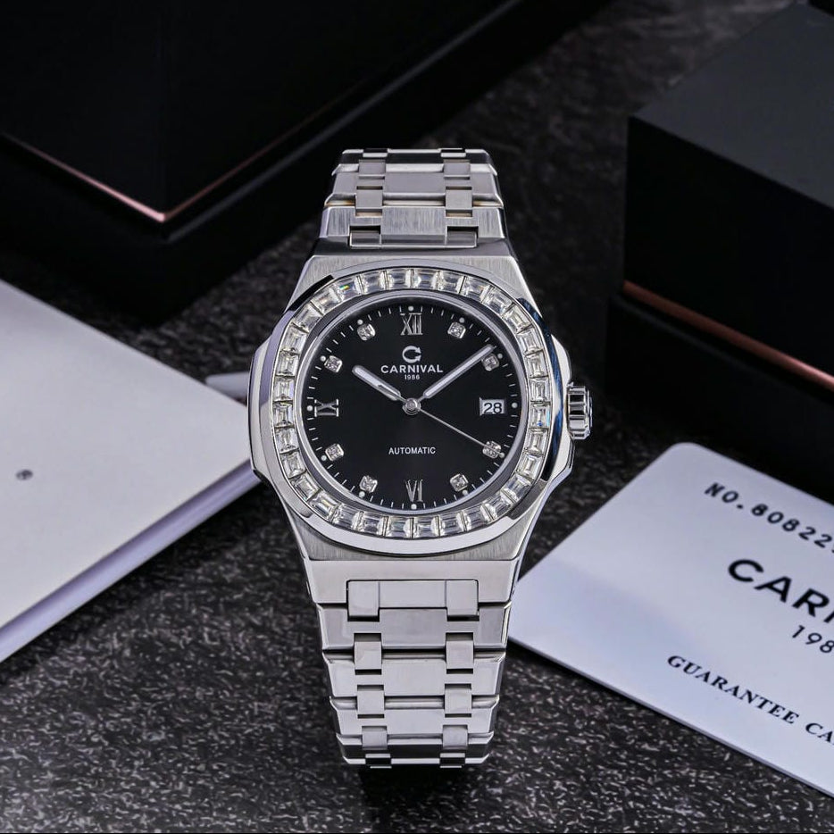 Carnival 8129G Bạc Đen ( 8129G-VT-D)