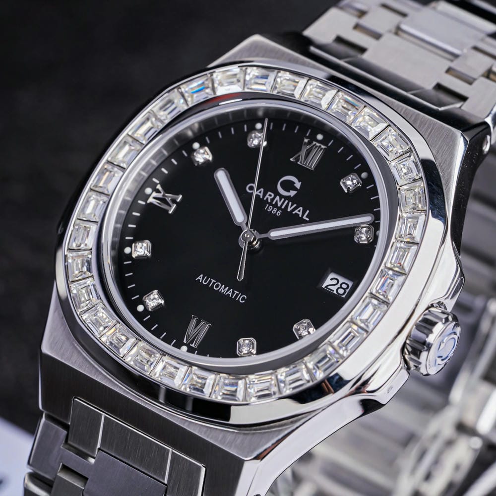 Carnival 8129G Bạc Đen ( 8129G-VT-D)