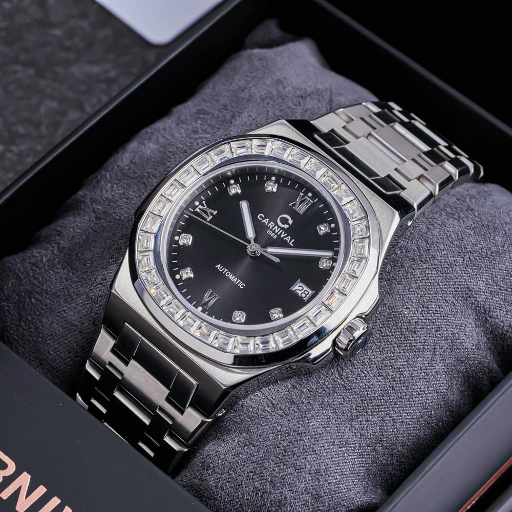 Carnival 8129G Bạc Đen ( 8129G-VT-D)