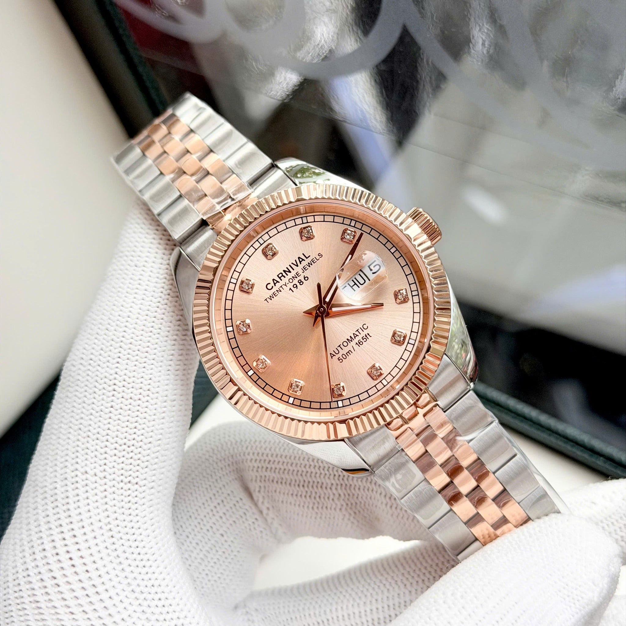 Carnival 8131G Demi Rosegold Sundust ( 8131G-CH-NN)
