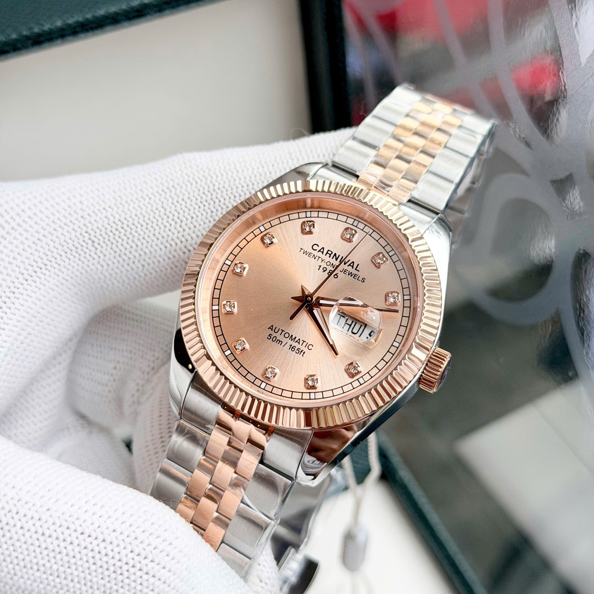 Carnival 8131G Demi Rosegold Sundust ( 8131G-CH-NN)