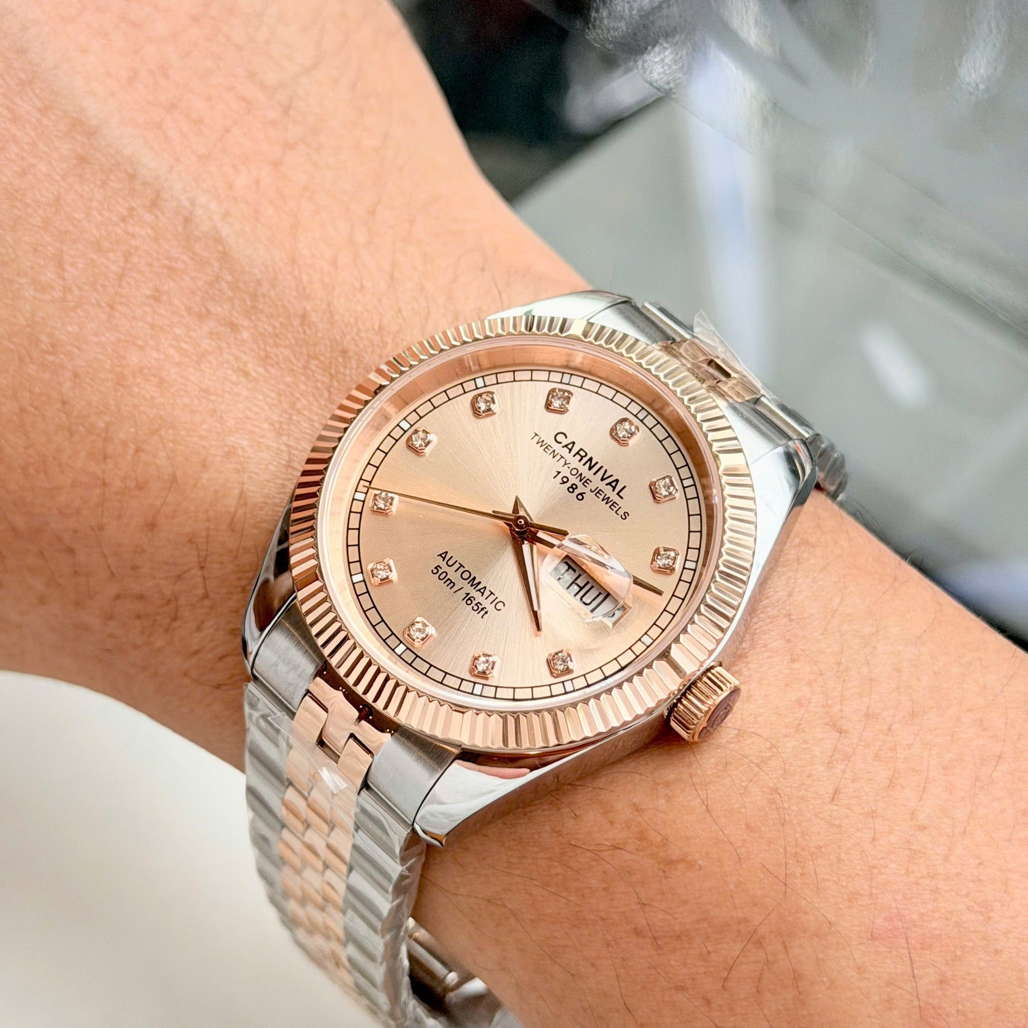 Carnival 8131G Demi Rosegold Sundust ( 8131G-CH-NN)
