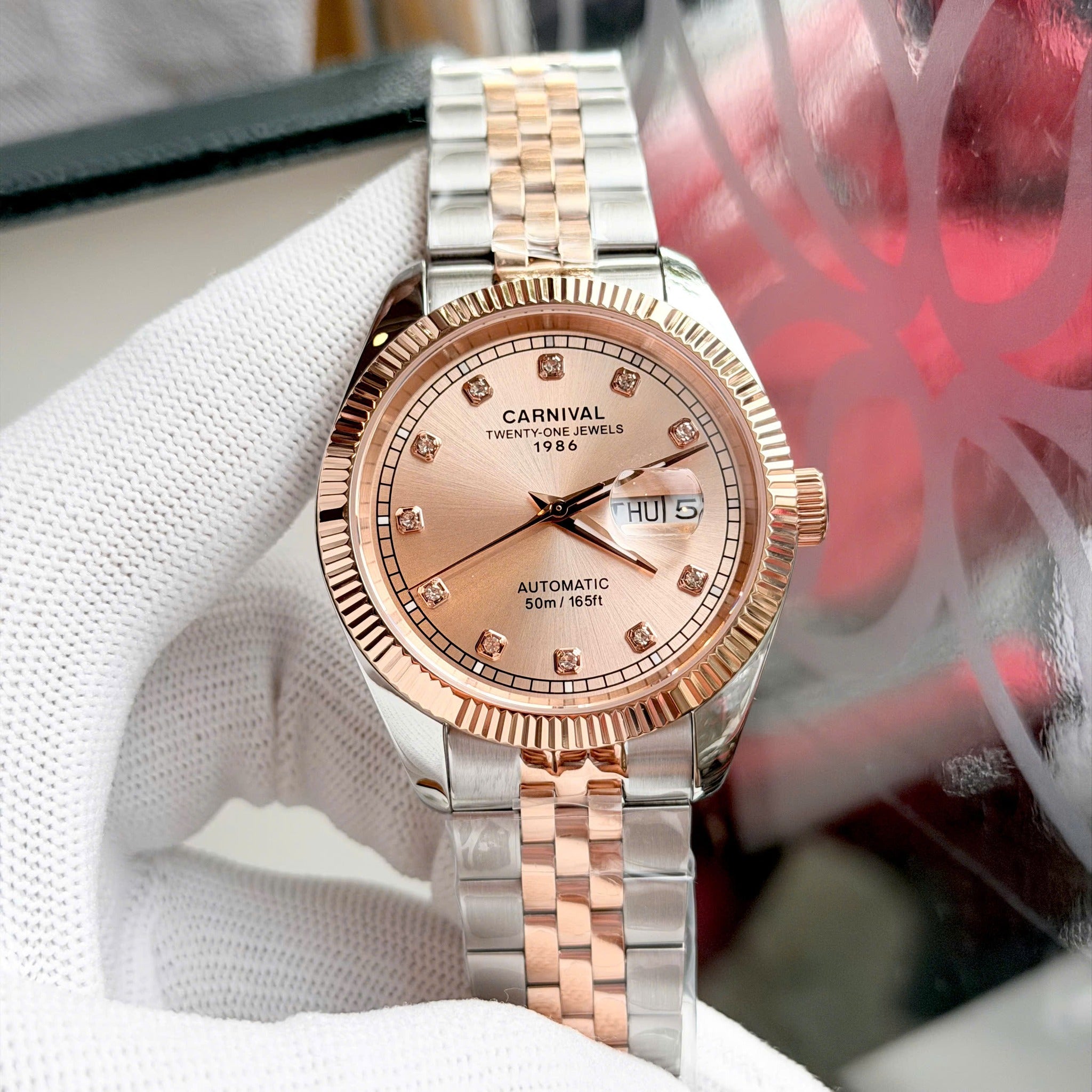 Carnival 8131G Demi Rosegold Sundust ( 8131G-CH-NN)