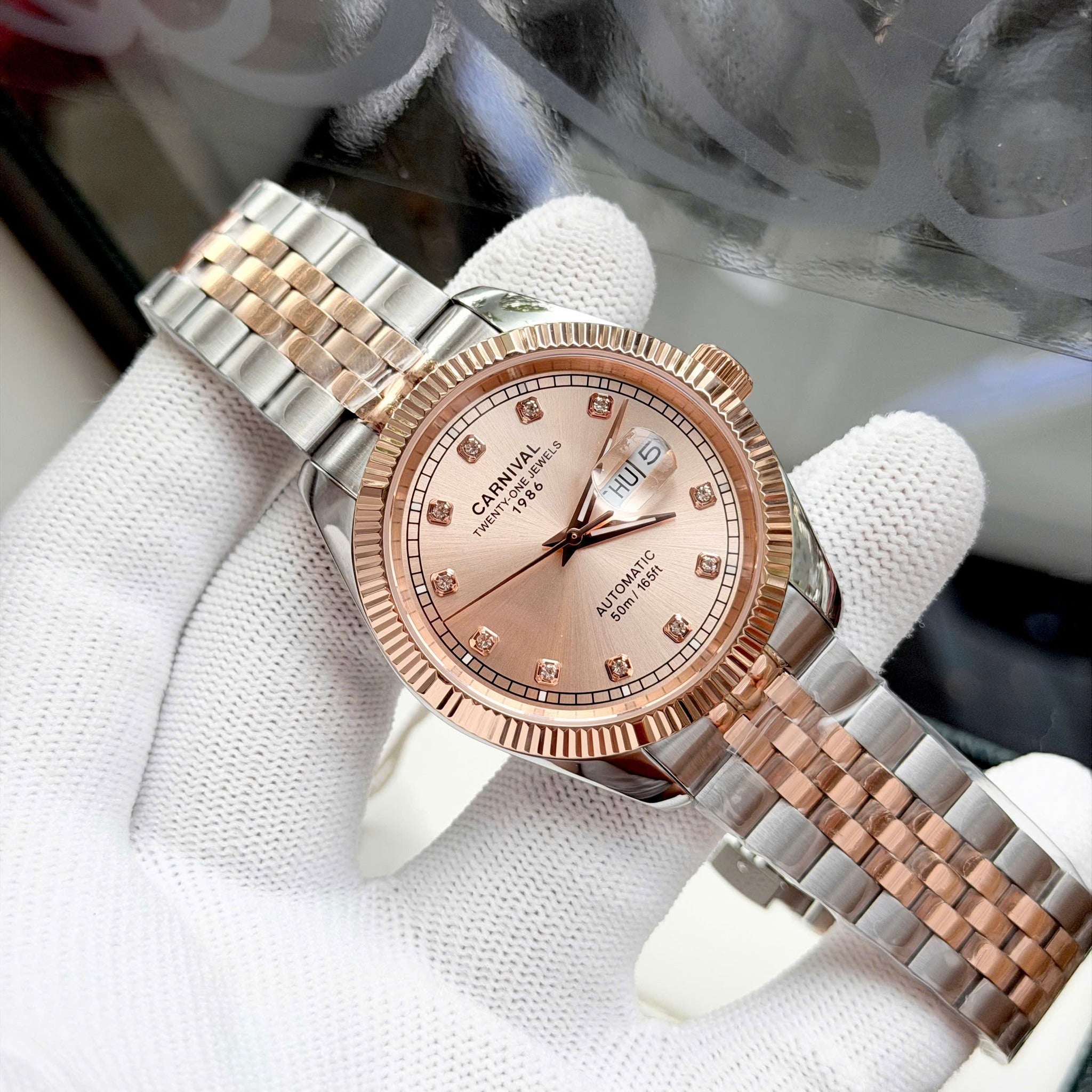 Carnival 8131G Demi Rosegold Sundust ( 8131G-CH-NN)