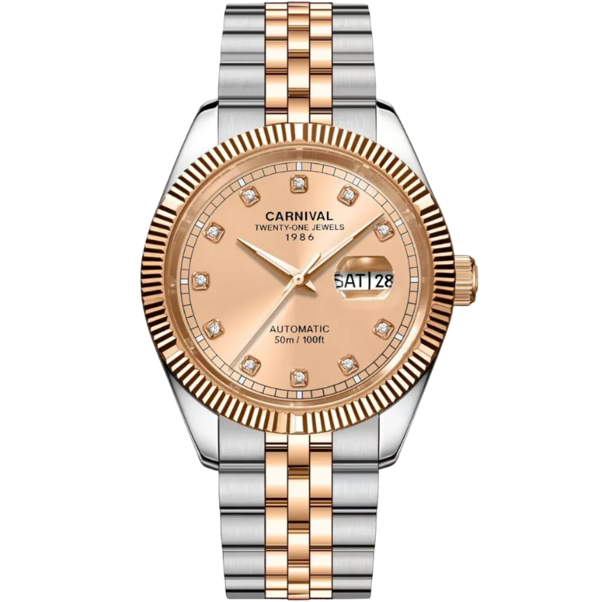 Carnival 8131G Demi Rosegold Sundust ( 8131G-CH-NN)