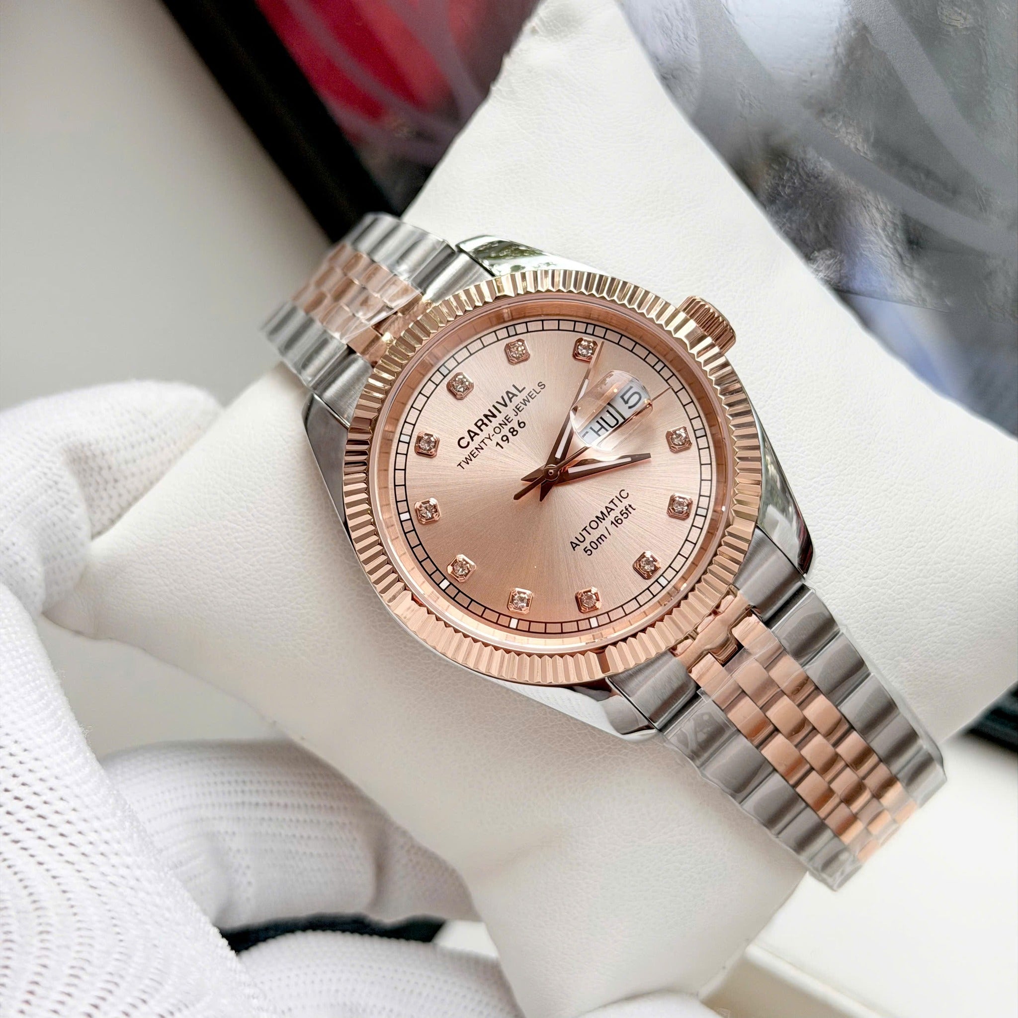 Carnival 8131G Demi Rosegold Sundust ( 8131G-CH-NN)