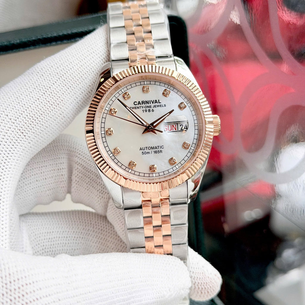 Carnival 8131G Demi Rosegold Xà Cừ Trắng ( 8131G-CH-TK)